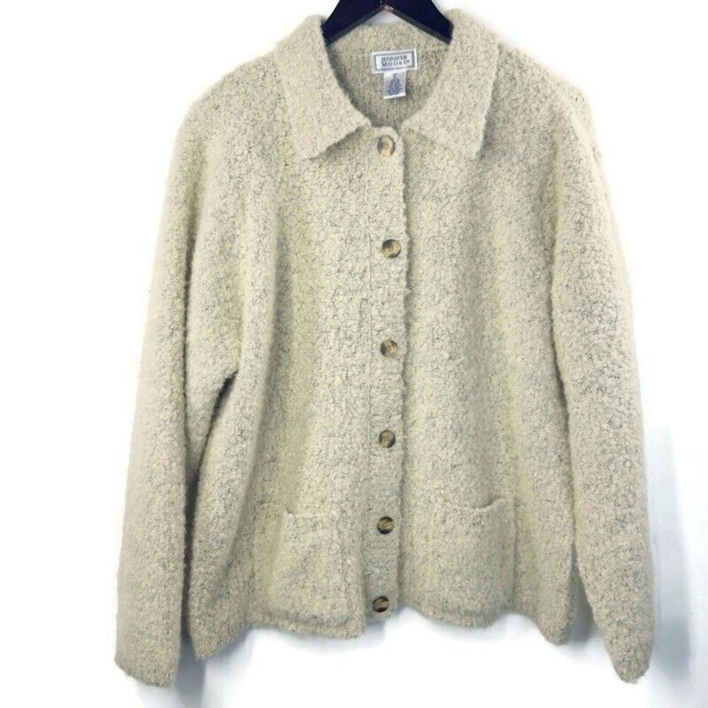 Jennifer Moore Women's Cardigan Sweater - Size XL